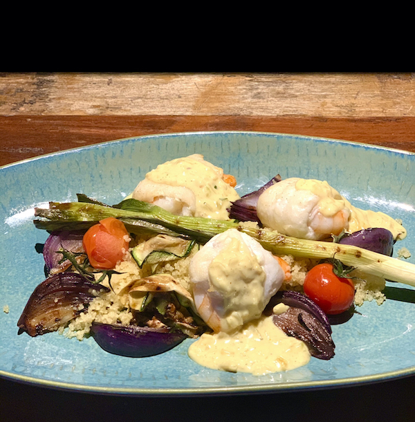 Gamba gerold in atlantische tongfilet
· vadouvansaus