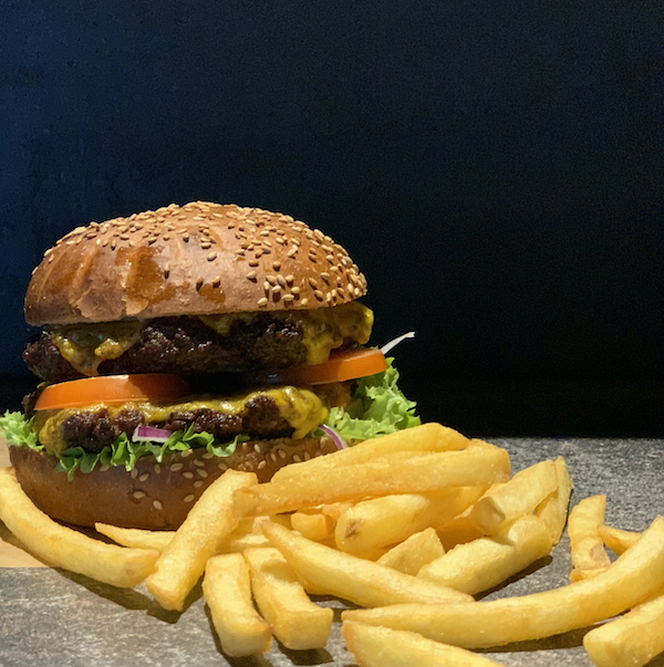 Dubbele cheeseburger