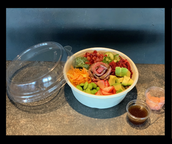 Beef poke bowl