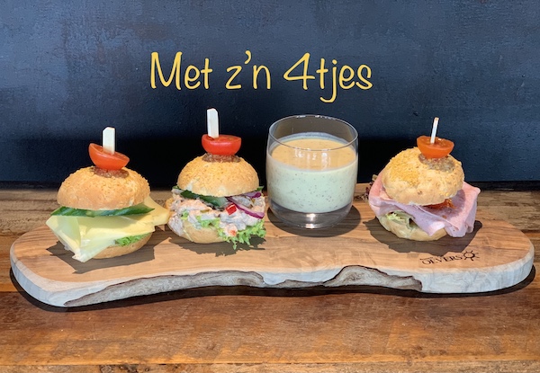 met z'n 4tjes