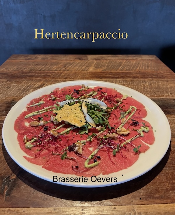 Herten carpaccio